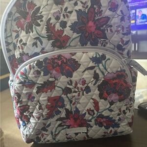 Floral Quilted Backpack